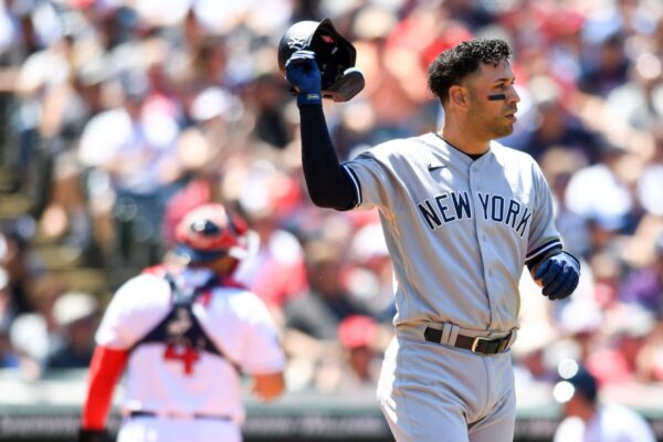 Yankees vs Cleveland Guardians match with key players highlighted and statistical comparisons.