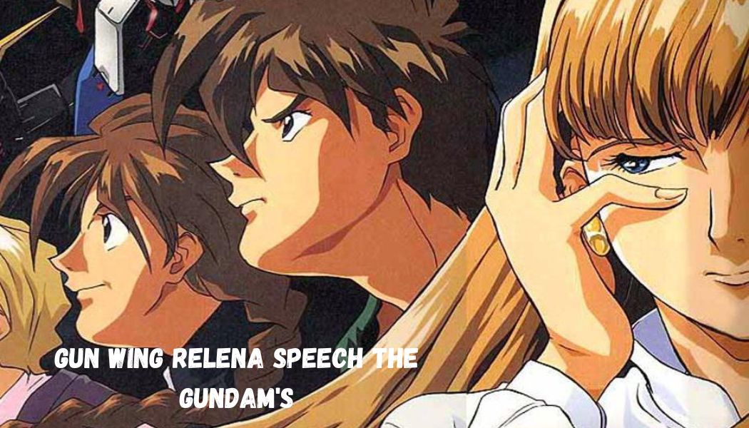 Gun Wing Relena Speech The Gundam's Will Soon Rectify Speech